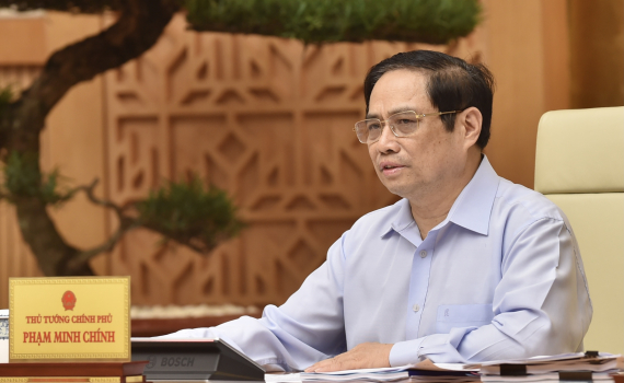 Thủ tướng Phạm Minh Ch&iacute;nh chủ tr&igrave; Hội nghị trực tuyến to&agrave;n quốc về c&ocirc;ng t&aacute;c quy hoạch