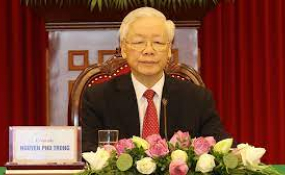 Tổng B&iacute; thư Nguyễn Ph&uacute; Trọng động vi&ecirc;n Đảng bộ, ch&iacute;nh quyền v&agrave; nh&acirc;n d&acirc;n TPHCM