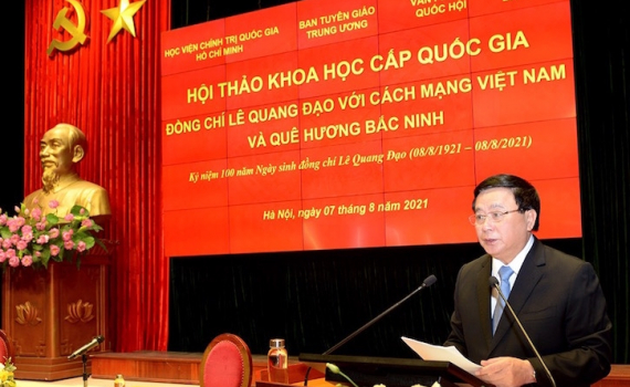 Tri &acirc;n những cống hiến to lớn của đồng ch&iacute; L&ecirc; Quang Đạo