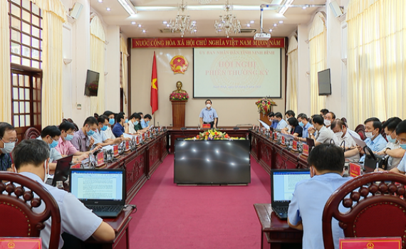 UBND tỉnh họp phi&ecirc;n thường kỳ th&aacute;ng 8/2021