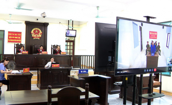 T&ograve;a &aacute;n nh&acirc;n d&acirc;n tỉnh x&eacute;t xử trực tuyến vụ &aacute;n h&igrave;nh sự ph&uacute;c thẩm