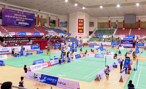 V&ograve;ng tứ kết Giải cầu l&ocirc;ng c&aacute;c c&acirc;y vợt thiếu ni&ecirc;n, trẻ xuất sắc quốc gia năm 2022