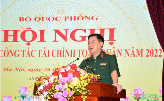 Bộ Quốc ph&ograve;ng tập huấn c&ocirc;ng t&aacute;c t&agrave;i ch&iacute;nh to&agrave;n qu&acirc;n năm 2022