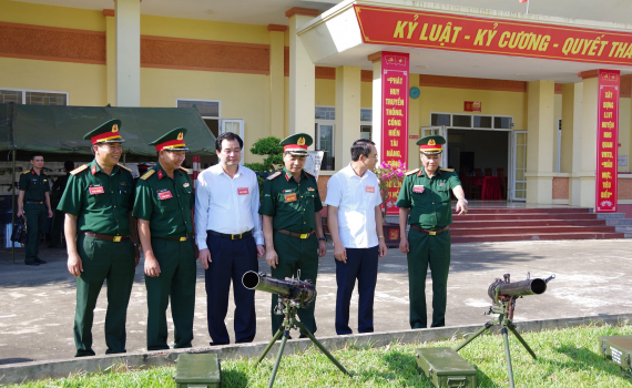 Nho Quan huấn luyện D&acirc;n qu&acirc;n Binh chủng năm 2022