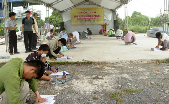 Cuộc thi b&agrave;n tay v&agrave;ng đ&aacute; mỹ nghệ tỉnh Ninh B&igrave;nh năm 2022