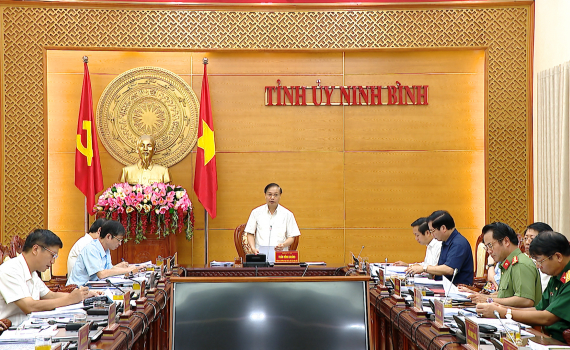 Hội nghị Ban Thường vụ Tỉnh ủy ng&agrave;y 24/08/2022