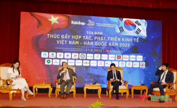 Th&uacute;c đẩy hợp t&aacute;c kinh tế Việt Nam - H&agrave;n Quốc năm 2022