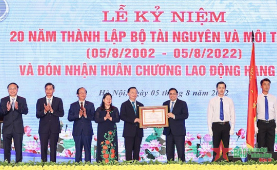 Thủ tướng Ch&iacute;nh phủ Phạm Minh Ch&iacute;nh dự Lễ Kỷ niệm 20 năm th&agrave;nh lập Bộ T&agrave;i nguy&ecirc;n v&agrave; M&ocirc;i trường