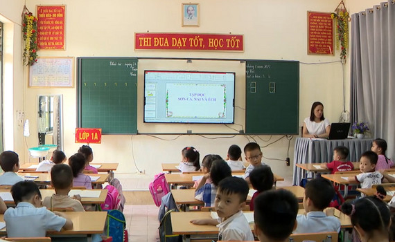C&aacute;c trường tr&ecirc;n địa b&agrave;n th&agrave;nh phố Tam Điệp chuẩn bị cho năm học mới