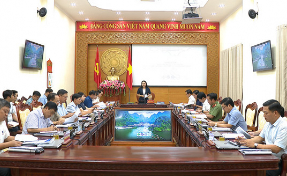 Hội nghị Ban Thường vụ Tỉnh ủy để nghe v&agrave; cho &yacute; kiến v&agrave;o một số nội dung quan trọng