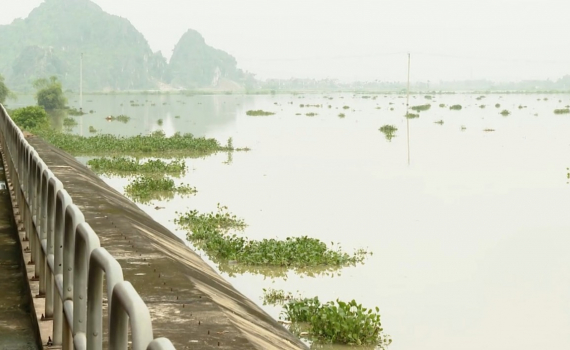 Triển khai ứng ph&oacute; với sạt lở đất ở v&ugrave;ng n&uacute;i, ngập &uacute;ng tại c&aacute;c v&ugrave;ng trũng thấp v&agrave; lũ tr&ecirc;n s&ocirc;ng  Ho&agrave;ng Long, s&ocirc;ng Đ&aacute;y