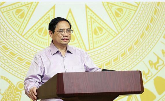 Thủ tướng Ch&iacute;nh phủ Phạm Minh Ch&iacute;nh chủ tr&igrave; Hội nghị Thủ tướng Ch&iacute;nh phủ với doanh nghiệp