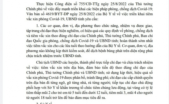 Ninh B&igrave;nh đẩy mạnh triển khai c&aacute;c biện ph&aacute;p ph&ograve;ng, chống dịch Covid-19