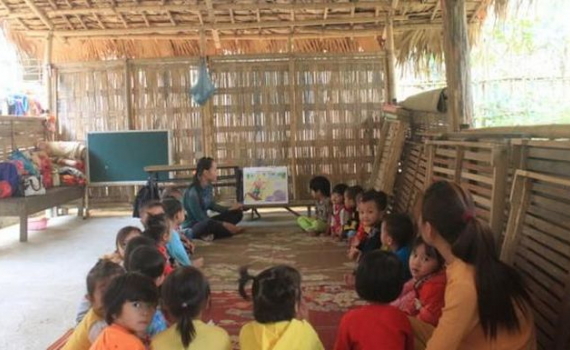 Phấn đấu x&oacute;a bỏ 100% ph&ograve;ng học nhờ, ph&ograve;ng học tạm cấp học mầm non