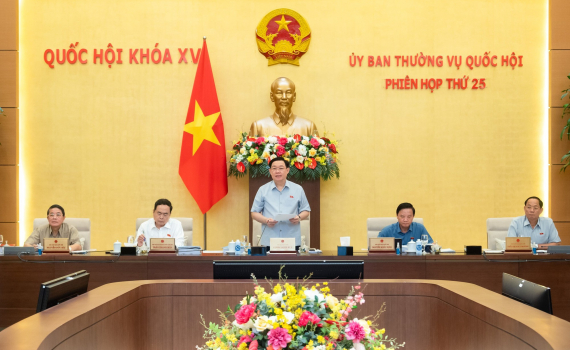 Khai mạc phi&ecirc;n họp thứ 25 Ủy ban Thường vụ Quốc hội