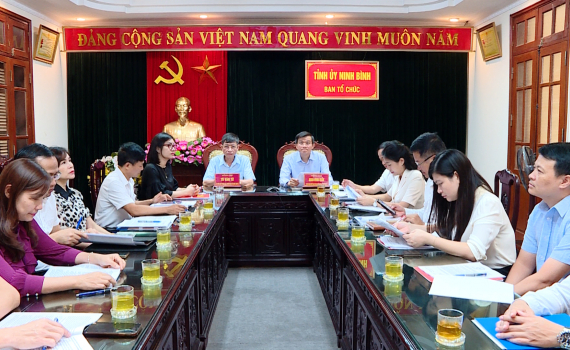 Hội nghị trực tuyến g&oacute;p &yacute; kiến bổ sung, sửa đổi Quy định số 04-QĐi/TW của Ban B&iacute; thư