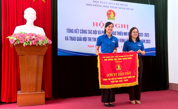 Tổng kết c&ocirc;ng t&aacute;c Đội v&agrave; phong tr&agrave;o thiếu nhi năm học 2022 - 2023