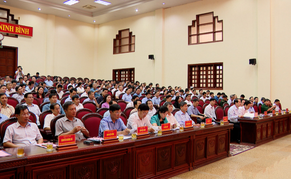Hội nghị triển khai c&ocirc;ng t&aacute;c sắp xếp đơn vị h&agrave;nh ch&iacute;nh cấp huyện, cấp x&atilde; tỉnh Ninh B&igrave;nh, giai đoạn 2023 &ndash; 2030