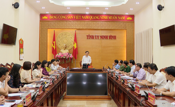 Thường trực Tỉnh ủy giao ban c&ocirc;ng t&aacute;c th&aacute;ng 7, triển khai nhiệm vụ th&aacute;ng 8