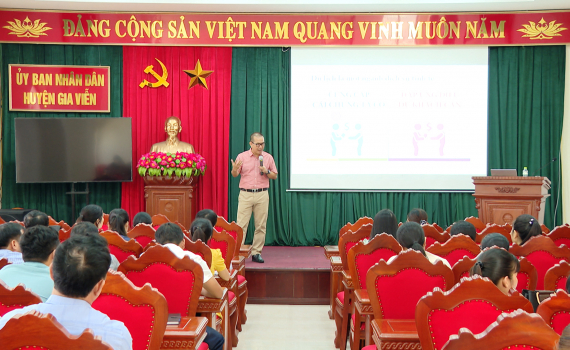 Gia Viễn bồi dưỡng n&acirc;ng cao kiến thức, kỹ năng giao tiếp, ứng xử văn minh du lịch
