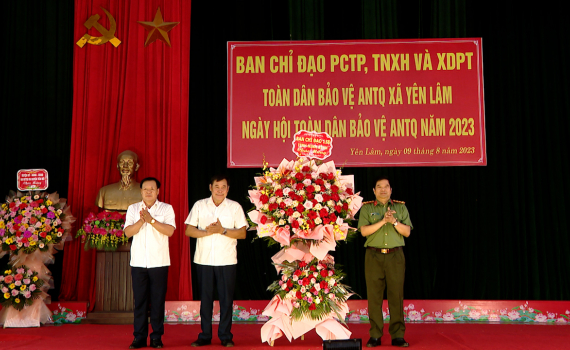 Y&ecirc;n M&ocirc; tổ chức điểm &ldquo;Ng&agrave;y hội to&agrave;n d&acirc;n bảo vệ ANTQ&rdquo; năm 2023