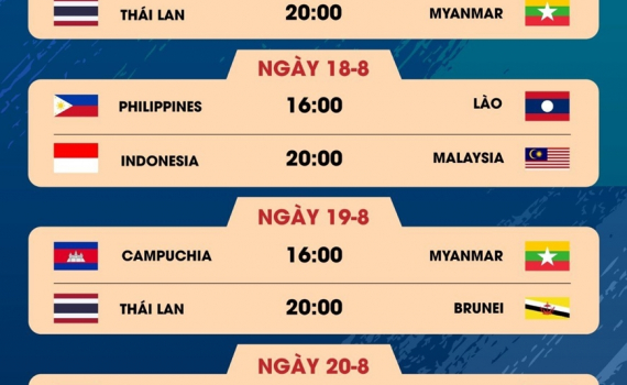Lịch thi đấu v&ograve;ng bảng Giải U23 Đ&ocirc;ng Nam &Aacute; 2023 mới nhất