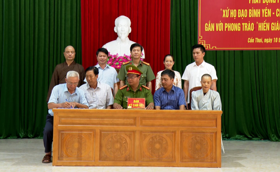 M&ocirc; h&igrave;nh xứ, họ đạo b&igrave;nh y&ecirc;n-ch&ugrave;a tinh tiến gắn với phong tr&agrave;o hiến gi&aacute;c mạc tại x&atilde; Cồn Thoi 