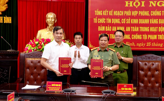 Tăng cường phối hợp đảm bảo an ninh, an to&agrave;n trong hoạt động ng&acirc;n h&agrave;ng tại Ninh B&igrave;nh