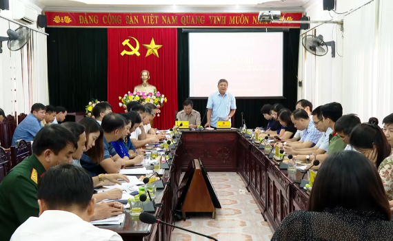 Đẩy nhanh tiến độ x&acirc;y dựng Y&ecirc;n Kh&aacute;nh đạt chuẩn huyện n&ocirc;ng th&ocirc;n mới n&acirc;ng cao