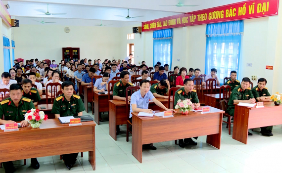 Bồi dưỡng kiến thức quốc ph&ograve;ng v&agrave; an ninh cho c&aacute;n bộ đối tượng 3