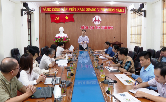 Hội thảo &ldquo;Thảo luận lựa chọn c&aacute;c mẫu thiết kế biểu tượng thương hiệu điểm đến du lịch tỉnh Ninh B&igrave;nh&rdquo;