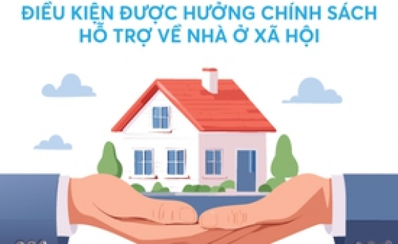 Infographics: Điều kiện được hưởng ch&iacute;nh s&aacute;ch hỗ trợ về nh&agrave; ở x&atilde; hội