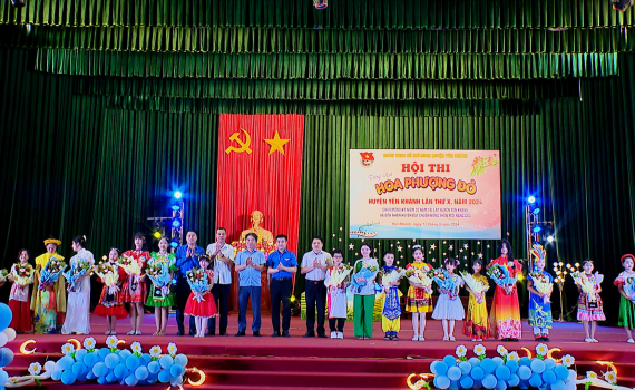 Hội thi &ldquo;Tiếng h&aacute;t Hoa phượng đỏ&rdquo; huyện Y&ecirc;n Kh&aacute;nh lần thứ X năm 2024