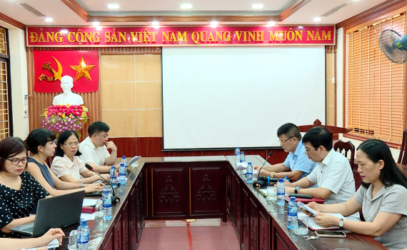 Ban đại diện Hội Người cao tuổi tỉnh l&agrave;m việc với tổ chức HAI