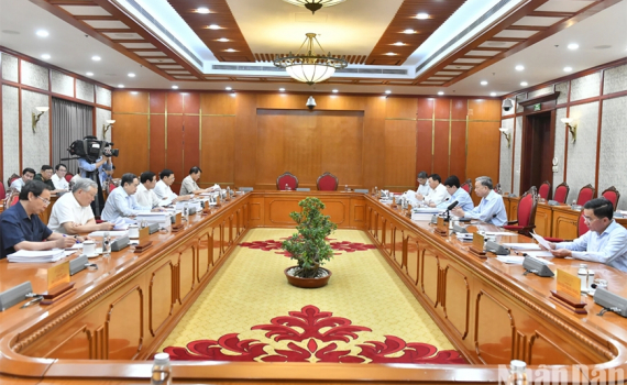 Tổng B&iacute; thư, Chủ tịch nước T&ocirc; L&acirc;m chủ tr&igrave; họp Bộ Ch&iacute;nh trị về Quy hoạch Th&agrave;nh phố Hồ Ch&iacute; Minh thời kỳ 2021 - 2030, tầm nh&igrave;n đến năm 2050