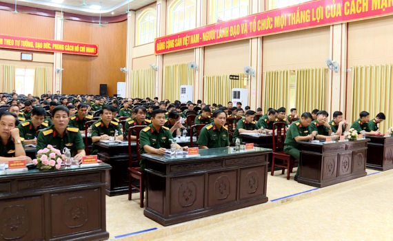 Bộ CHQS tỉnh tập huấn Tham mưu t&aacute;c chiến năm 2024
