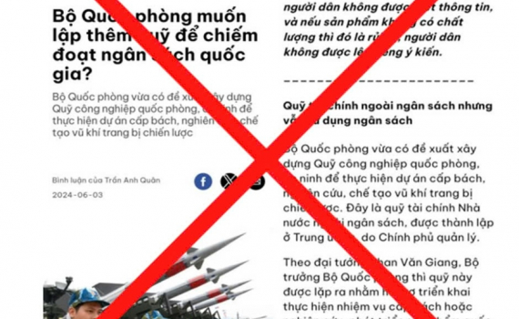 Kh&ocirc;ng thể xuy&ecirc;n tạc chủ trương th&agrave;nh lập Quỹ C&ocirc;ng nghiệp quốc ph&ograve;ng, an ninh