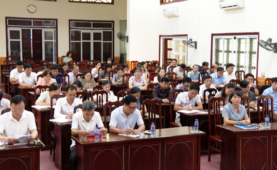 Tập huấn c&ocirc;ng t&aacute;c d&acirc;n vận tại huyện Nho Quan