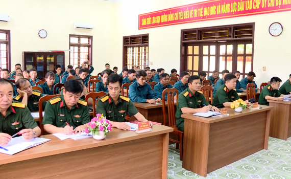 Y&ecirc;n Kh&aacute;nh khai mạc huấn luyện d&acirc;n qu&acirc;n binh chủng năm 2024