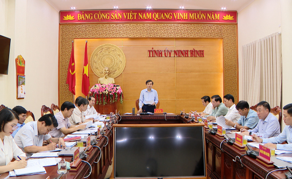 Hội nghị Ban Thường vụ Tỉnh ủy ng&agrave;y 06/8/2024