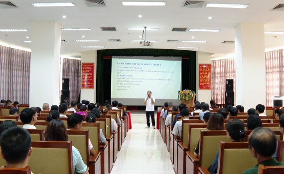 Tập huấn về ph&aacute;t triển thương hiệu, sở hữu tr&iacute; tuệ đối với sản phẩm OCOP