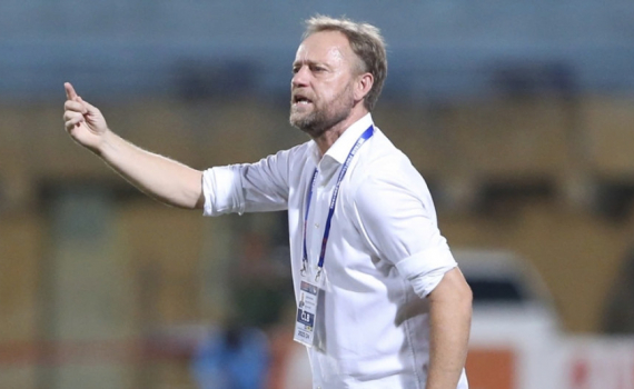 C&ocirc;ng an H&agrave; Nội FC chiến đấu v&igrave; m&agrave;u cờ sắc &aacute;o trước Buriram United