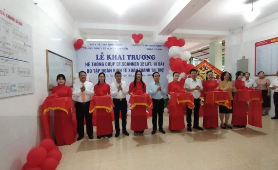 Trung t&acirc;m Y tế huyện Gia Viễn khai trương hệ thống chụp CT Scaner
