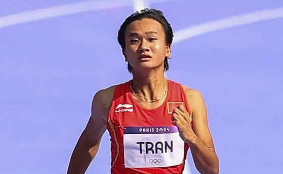 Olympic Paris 2024: Trần Thị Nhi Yến về nhất v&ograve;ng sơ loại nội dung 100m nữ