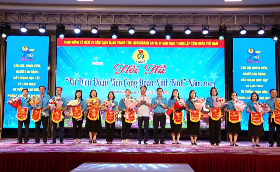 Hội thi &ldquo;Vũ điệu đo&agrave;n vi&ecirc;n C&ocirc;ng đo&agrave;n Ninh B&igrave;nh&rdquo; năm 2024