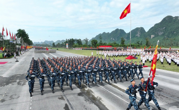 Tối nay (21-8) diễn ra tổng hợp luyện diễu binh, diễu h&agrave;nh lần thứ nhất tại Quảng trường Ba Đ&igrave;nh