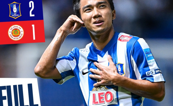 Chơi hơn người, C&ocirc;ng an H&agrave; Nội FC thua ngược đội b&oacute;ng Th&aacute;i Lan