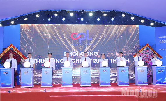 Ninh B&igrave;nh khởi c&ocirc;ng Dự &aacute;n Khu c&ocirc;ng nghiệp Trung Th&agrave;nh quy m&ocirc; 200 ha