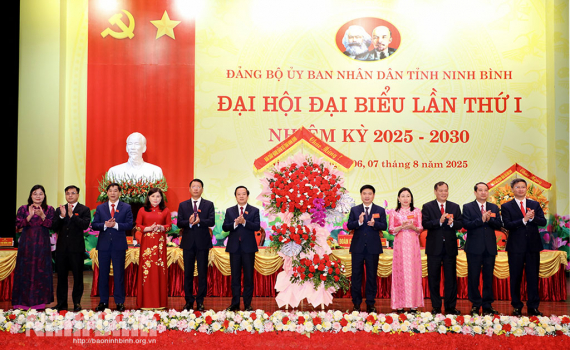 Đảng bộ UBND tỉnh Ninh B&igrave;nh tổ chức th&agrave;nh c&ocirc;ng Đại hội đại biểu lần thứ I, nhiệm kỳ 2025-2030