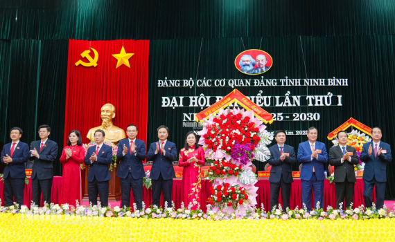 Đảng bộ c&aacute;c cơ quan Đảng tỉnh Ninh B&igrave;nh tổ chức th&agrave;nh c&ocirc;ng Đại hội đại biểu lần thứ I, nhiệm kỳ 2025-2030